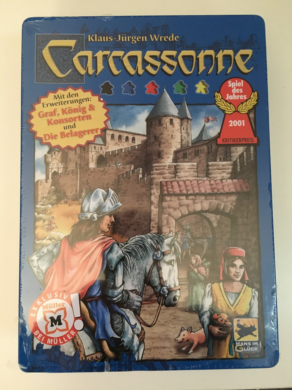 Carcassonne 2012 Müller Exklusiv-Edition 1000 Exemplaires boîte neuve scellée