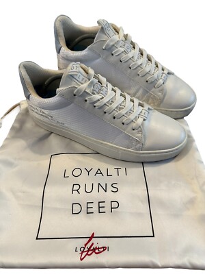 LOYALTI Heritage TRAINERS LOW TOP TRAINER WHITE SIZE