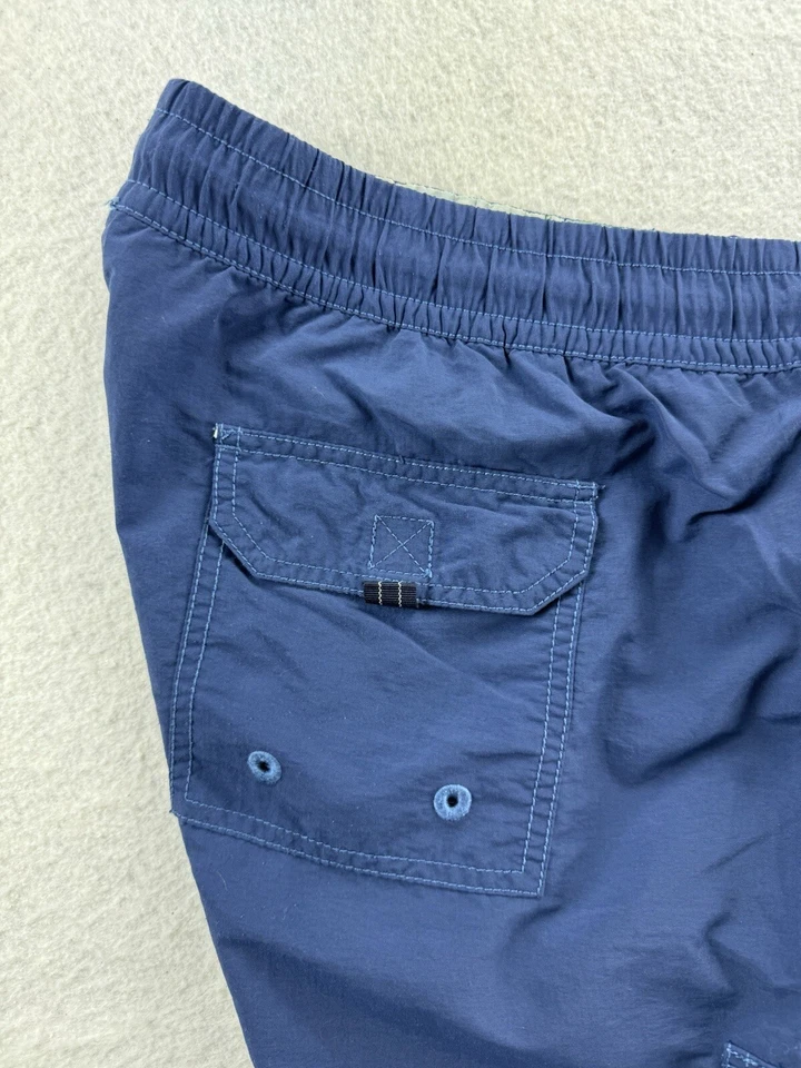 Tommy Bahama Hombres Bañador Pantalones Cortos Talla XL W38-40 Azul Forrado Bolsillo Carga 6” Foto 3 de 4