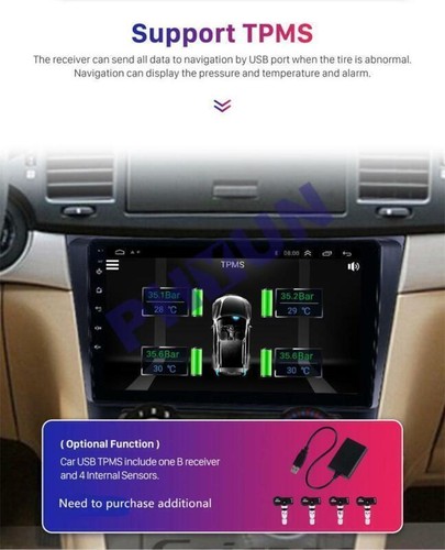 9" Android 10 Car Radio 1GB+16GB GPS Navigation For Chevrolet Epica 2006-2012 - Picture 9 of 12