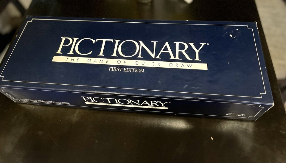 1985 Pictionary 1st Edition Charades Game 100% Complete In - Foto 10