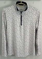 San Soleil Womens 1/4 Zip Long Sleeve Mesh Vented Top UV 50 Cooling Wine L