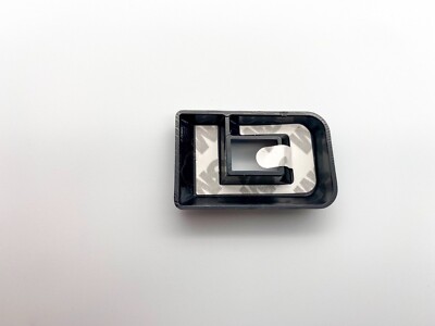 Fit 2019-2022 Gloss Black Silverado Custom Emblem Nameplate Badge - Foto 3