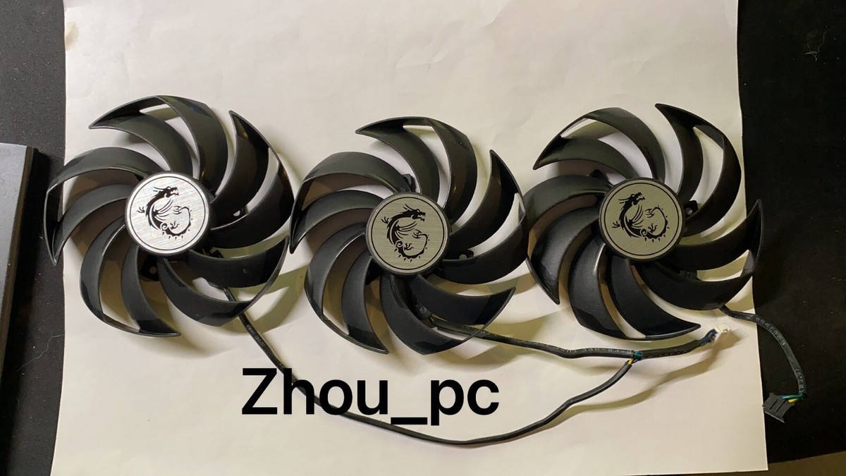 GPU Replacement cooler cooling Fan For MSI RTX 3070 3080 GPU Replacement cooler cooling Fan For MSI RTX 3070 3080