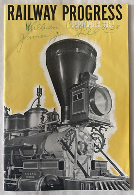 RAILWAY PROGRESS-SEPTEMBER 1957-PAPERBACK BOOKLET-VOL 6/No. 7