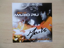 Mario Piu DJ autograph signed CD cover "Best Of"