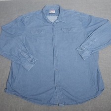 Wrangler Comfort Flex Denim Long Sleeve Shirt 2XL