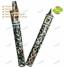 Indian Professional Bamboo Flute Bansuri, Fipple  Transverse For Kids Set of 2