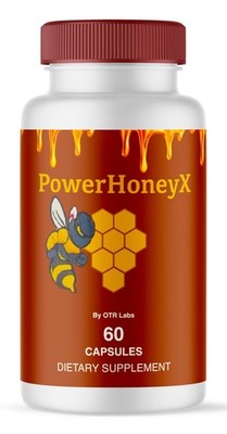 Power HoneyX Capsules, Power Honey for Men Performance Dietary Supplement 60CT