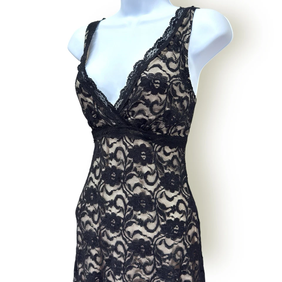 Vestido Babydoll de Encaje Trixxi Para Mujer Grande Y2k Capricho Oscuro Coqueta Sexy Gótico Foto 2 de 4