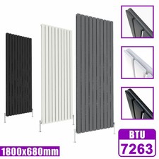 Horizontal Vertical Designer Radiator Flat Panel Oval Column Central Heating