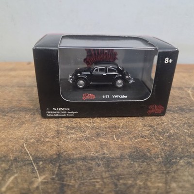 Malibu Intl HO 1:87 Scale Model Collection Diecast VW Kafer Beetle Black - NIB