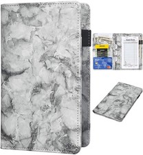 Server Books for Waitress - Marble Texture One Size, Black