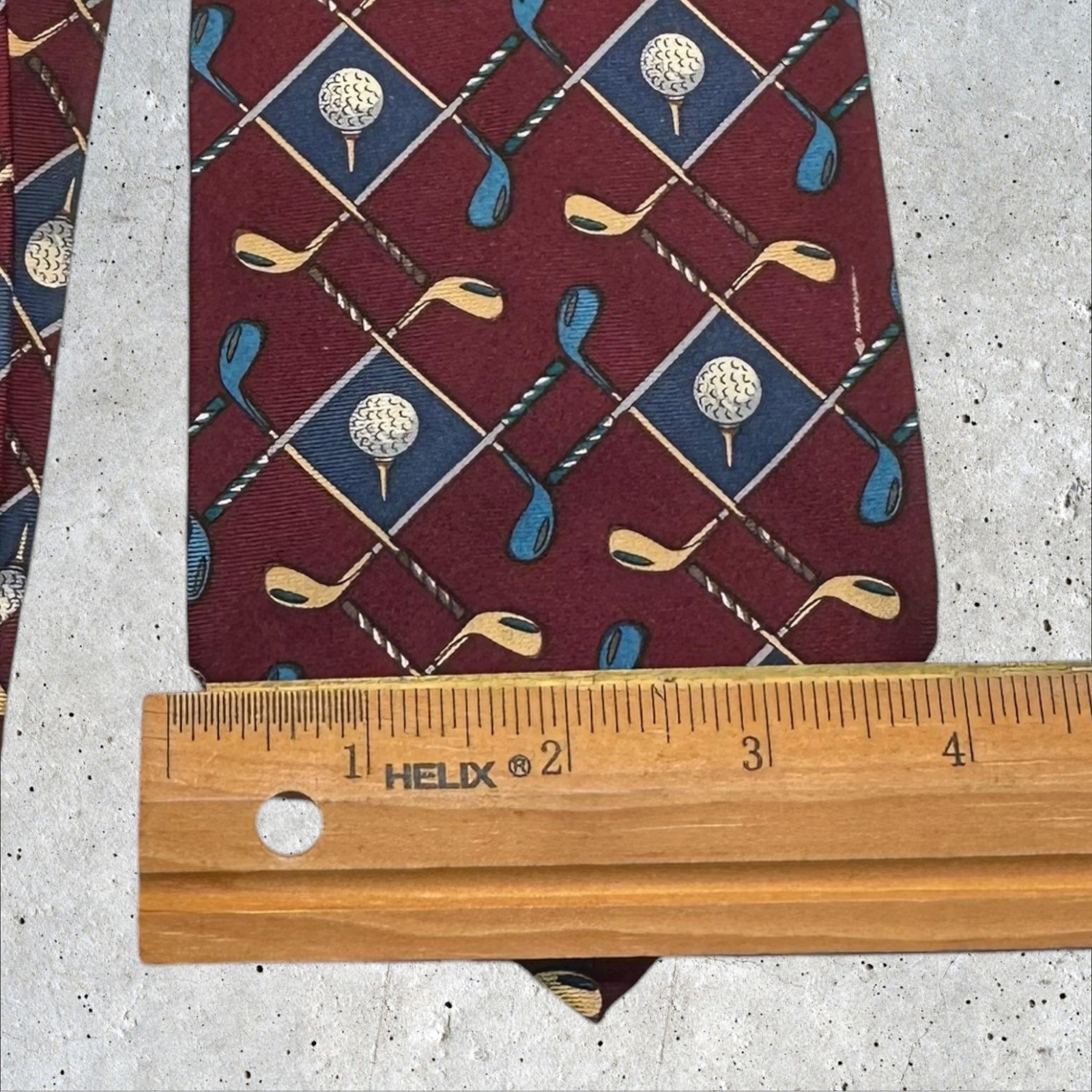 Lot of 5 Mens Golf Themed Ties Neckties Made in USA Novelty Print thumbnail 16