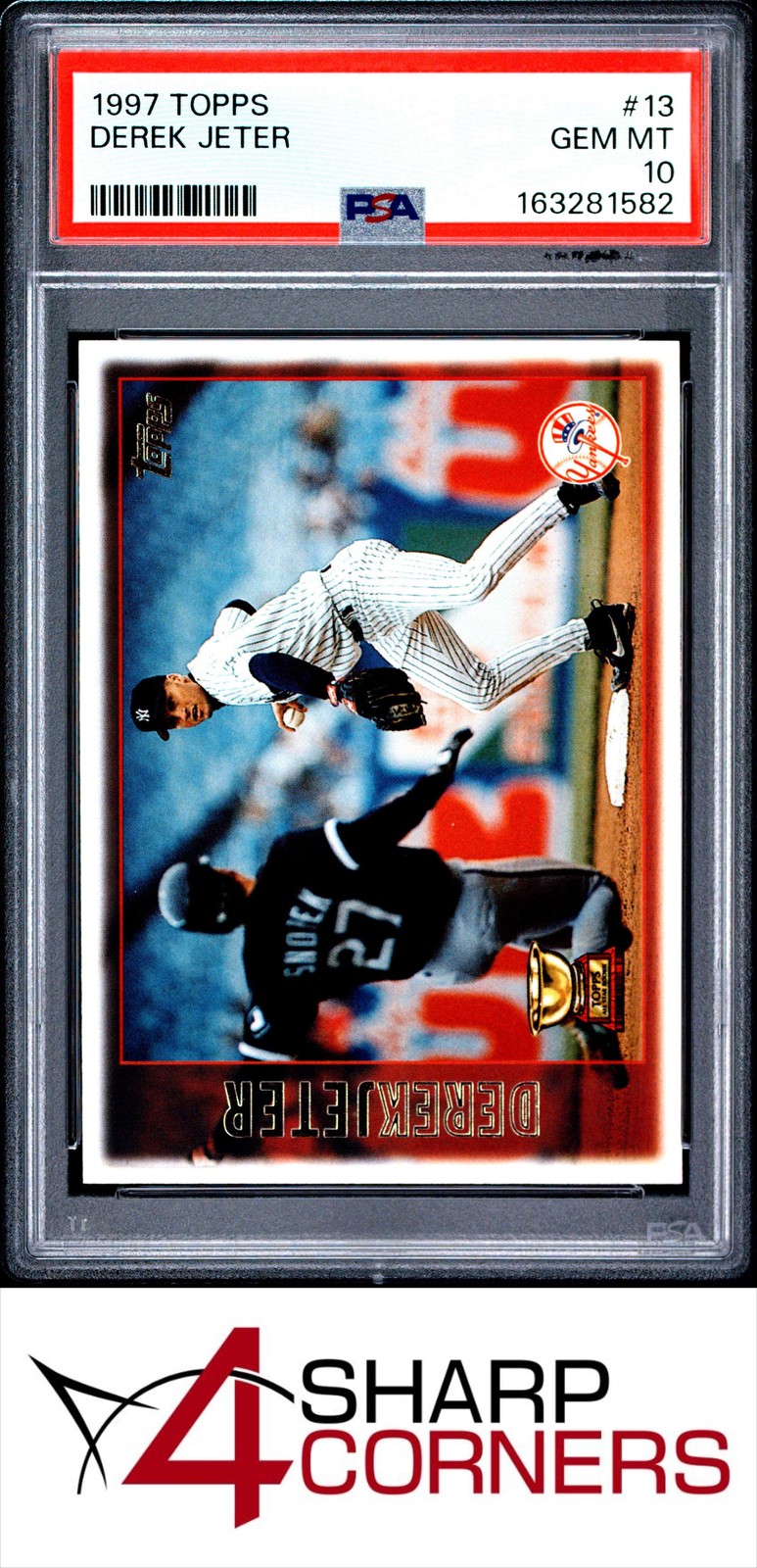 1997 TOPPS ALL-STAR ROOKIE #13 DEREK JETER YANKEES HOF PSA 10