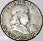 1951-D Franklin Half Dollar