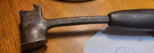 Vintage Wheelweight Tool PM-10 BADA Co Pasadena Calif 9-1/4" Long 13oz