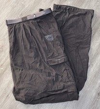 Exofficio Cargo Pants Men 2XL Black Gray Convertible Zip-Offs Line Hike Fish XXL