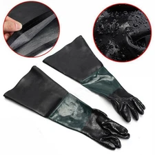Heavy duty Sandblasting Gloves PVC Material 23 6 Inch Length 11 8 Inch Diameter