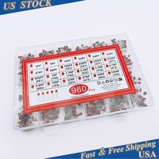 960Pcs/Lot X 2PF-0.1UF 50V 24Value 40Pcs Ceramic Capacitor Assortment Kit US