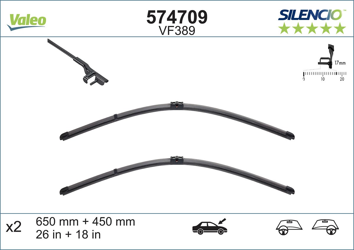 VALEO-OE 574709-OE Wiper Blade for ALPINA,BMW
