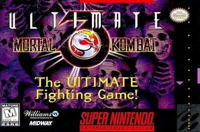 SNES / Super Famicom - Ultimate Mortal Kombat 3 US Modul akzeptabel