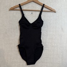 SKIMS Seamless Sculpt Brief Bodysuit Onyx Black Size Small Stretchy NWOT 72