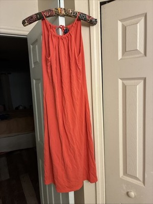 Ann Taylor Orange Dress 10