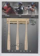 2004 Fleer Classic Clippings Green 107/175 Vladimir Guerrero Juan Pierre HOF ex0