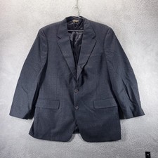Brooks Brothers Blazer Mens 44 Gray Wool Check Tweed Classic Fit Made In USA