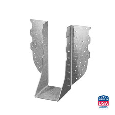 HGUS 9-3/16 In. Galvanized Face-Mount Joist Hanger for Double 2X10 Nominal Lumbe