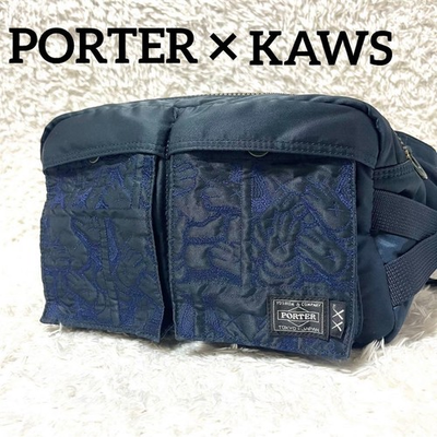 #ad #ad PORTER x KAWS Tanker Tag Body Bag $494.47