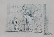 Massimiliano FREZZATO: PINOCCHIO - A Signed EX LIBRIS Shelter, 2013, 100 Copies