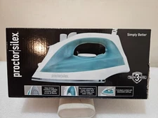 New in damaged box Proctor Silex Steam Iron  (17291PS) with non stick soleplate