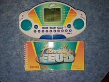 1999 Tiger Family Feud Handheld Electronic Game W/Survey Book Nice Clean Works 