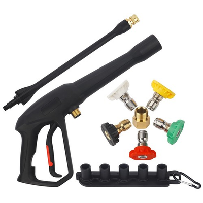 #ad Pressure Washer Spray Gun Kit with Extension Wand amp; 5 Quick Connect Nozzle Ti... $45.99