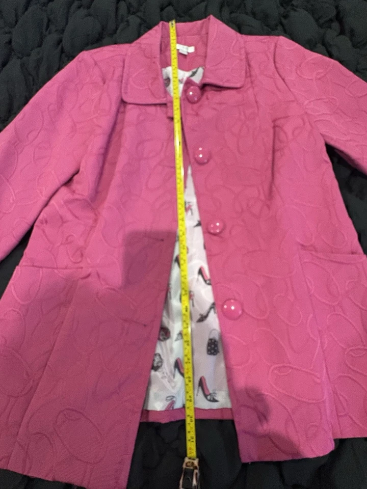 Women’s Erin Blazer Jacket Hot Pink Size Medium - Image 2 of 4