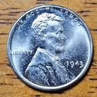 1943 Lincoln Wheat One Cent 1c Coin BU #AA917