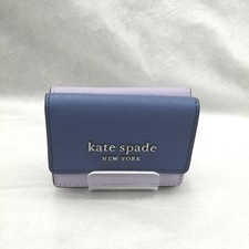 Kate Spade Purple Tri-fold Wallet 3.7 inch