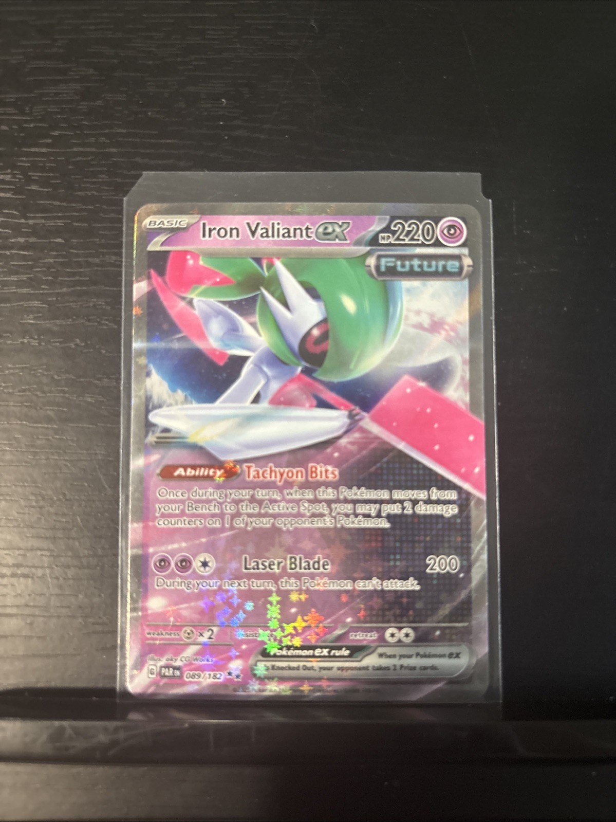Pokemon TCG - Iron Valiant ex 89/182 - Paradox Rift - Ultra Rare