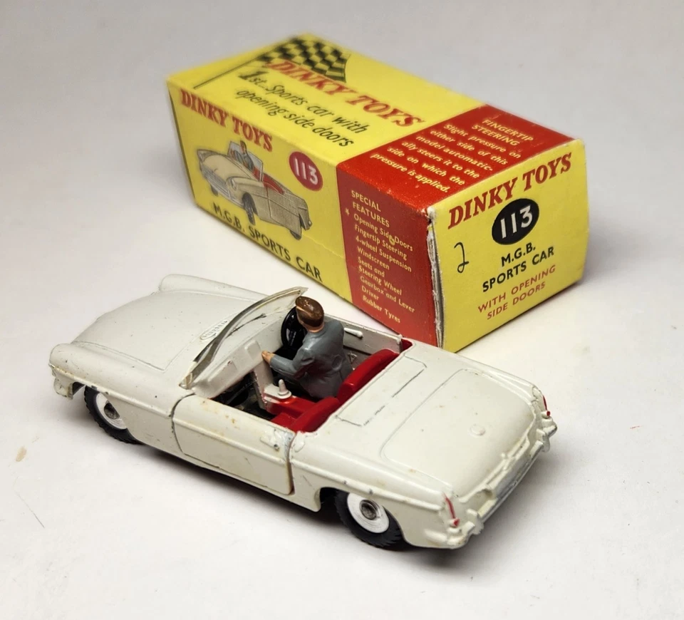 Coche deportivo MGB - Dinky Toys - escala 1/43 - 113 con caja - diecast Foto 4 de 4