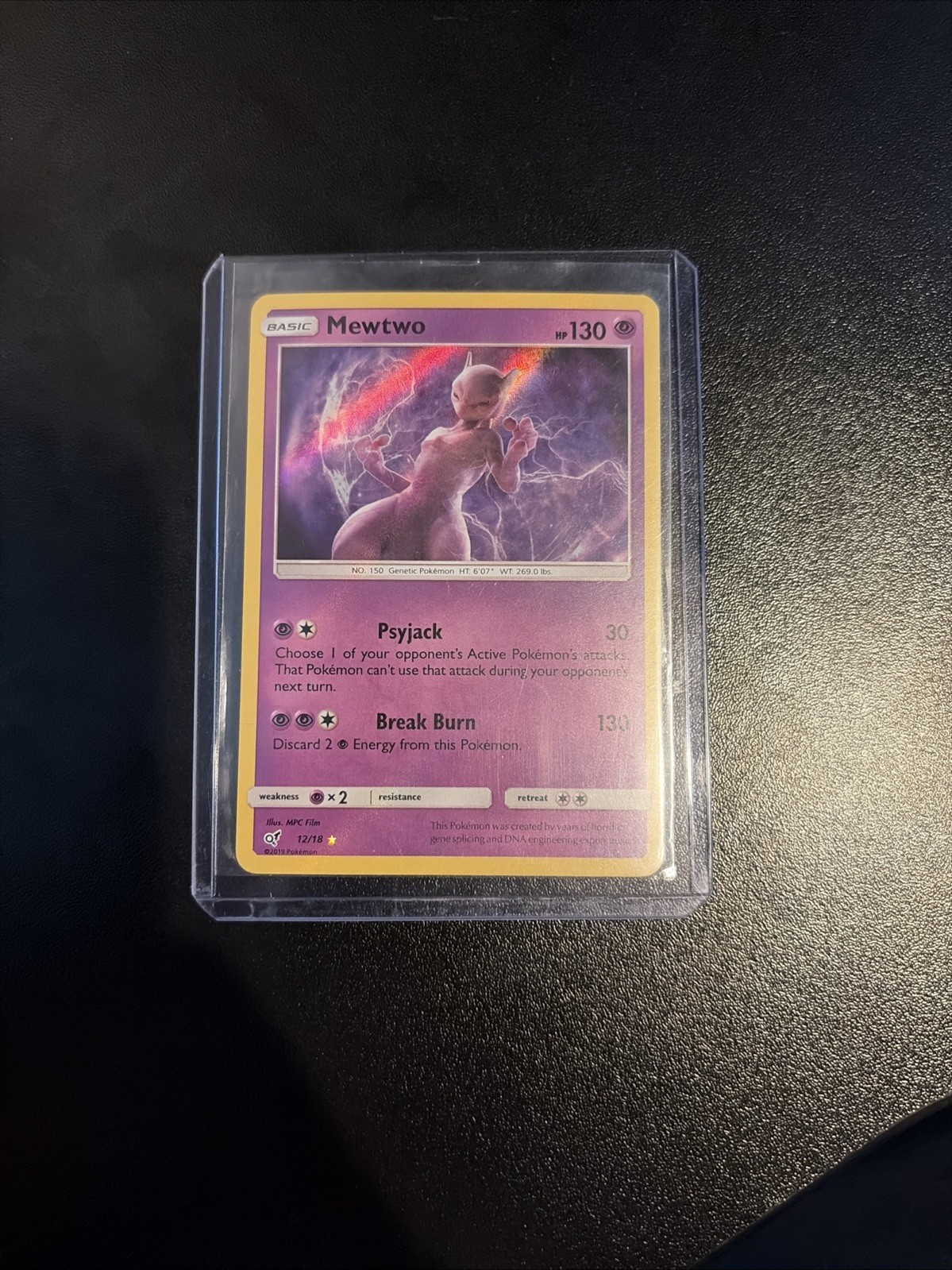 Mewtwo - Detective Pikachu - 12/18 - Pokemon TCG - LP - Holo