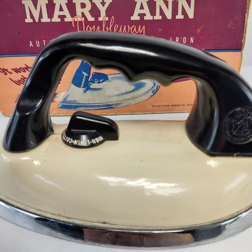Thorn Electrical Industries Ltd 1938 Mary Ann Doubleway Iron Vintage Rare UK - Picture 8 of 24