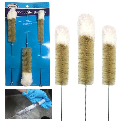 #ad #ad 3 PC Sizes Soft Tip Pipe Cleaning Brushes Sink Baby Bottle Brush Flexible Spout $9.99