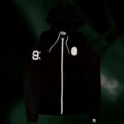 vintage 2012 bape ape patch zip up hoodie 93 bathing ape 