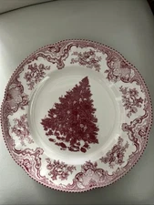 Old Britain Castle Christmas Dinner Plates lot of 4