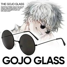 Gojo Satoru Glasses Jujutsu Kaisen Cosplay Black Sunglasses Anime Prop