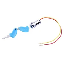 2 Wire Ignition Key Switch Lock for Gas Electric Scooter ATV Moped Go Kart 