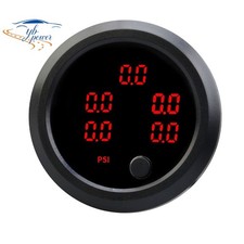 12v Five Display Air Ride Gauge 0-232 Psi Air Suspension Air Pressure 5x 18npt 12v Five Display Air Ride Gauge 0-232 Psi Air Suspension Air Pressure 5x 18npt