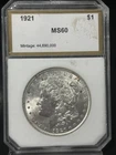 1921 Morgan Silver Dollar MS-60